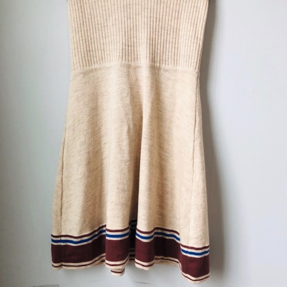 FOSSIL Vintage Soft wool Fit & Flare Sweater Dress - Picture 6 of 7